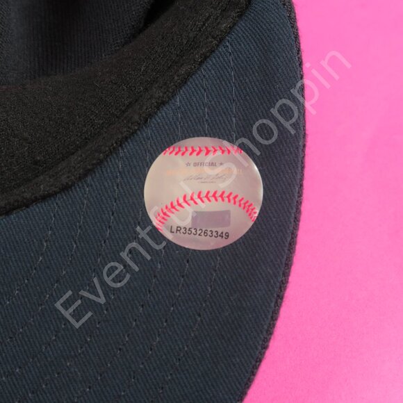 47 Detroit Tigers Hat Mens S-M Navy Blue Wool Blend Script New - Picture 9 of 12